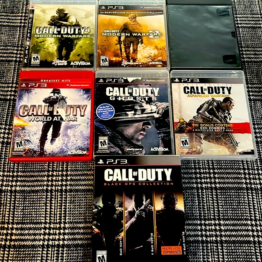 Call of duty nine pack bundle for PS3